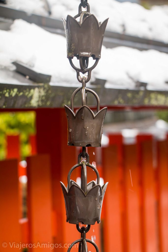 tenryu ji temple complex rain chain kyoto