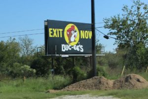 buc-ee's billboard